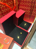 中國黃金（CHINA GOLD）雪花黃金耳釘女款足金養耳洞耳飾情人節情人節生日禮物送女友老婆 【今/次日達】雪花耳釘【一對】約0.9g 曬單實(shí)拍圖