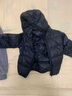歡喜小熊 兒童羽絨服上衣冬季加厚長(cháng)袖嬰兒冬天上衣寶寶秋冬衣服 石墨黑 90 (建議18-24月身高80-90cm) 曬單實(shí)拍圖