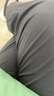 棉先生3系四面彈力速干直筒休閑褲男 夏季薄款通勤抗皺冰絲男褲 黑色 L 曬單實(shí)拍圖