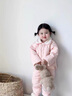 G.DUCKKIDS小黃鴨童裝寶寶棉服冬季加厚嬰兒棉衣外穿服兒童衣服女孩保暖內(nèi)衣 粉色 90 建議1~2歲【 80-90cm】cm 曬單實(shí)拍圖