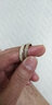 泛哲思 男女磨砂足銀戒簡(jiǎn)約韓版潮閉口銀戒子食指中指單身尾戒免費刻字 周長(cháng)約57mm 18號 曬單實(shí)拍圖
