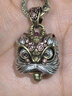 琢匠瑞獅點(diǎn)睛吊墜醒獅國(guó)風(fēng)小眾時(shí)尚飾品本命年禮物 龍紋銅環(huán)+手工編織繩 曬單實(shí)拍圖