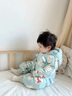 迪士尼品牌嬰兒羽絨服爬服加厚冬季新衣服新生兒連體衣抱服寶寶外出棉服 綠 90cm 曬單實(shí)拍圖