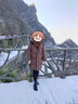 鴨鴨中長款羽絨服男女士裝2025冬季新款戶外防寒情侶款加厚保暖衣服 黑色 L 曬單實拍圖