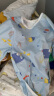 全棉时代罩衣宝宝吃饭纯棉饭饭衣防水防脏婴儿围兜儿童长袖反穿护衣 奇妙海洋 90/52 实拍图