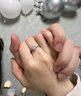 舒弗(LACHOUFFE)1克拉結(jié)婚戒指女莫桑鉆戒活口扭臂女戒指求婚訂婚520送女朋友禮物 50分【莫桑鉆+證書+黑卡+腰碼】推薦日常佩戴 閉口11號(hào) 曬單實(shí)拍圖