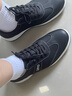 零度男鞋秋季新款日常休閑百搭舒適軟底輕便拼色磨砂皮透氣潮流鞋 黑色 40 曬單實(shí)拍圖