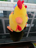 嘟兜新款彩色小雞公仔毛絨玩具五彩雞仔嬰幼兒睡覺(jué)抱玩偶生肖雞抱枕 彩色雞 35厘米 曬單實(shí)拍圖