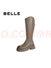百麗（Belle）七夕禮物金晨明星同款厚底小V靴彈力靴女商場(chǎng)款長(zhǎng)靴B9D1DDG4 橄欖綠（微光皮面） 36 (230mm) 曬單實(shí)拍圖