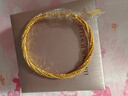六福珠寶光影金系列足金黃金手鐲空心手鏈送禮 計價(jià) 008553AA 17.88克(含工費2503元) 曬單實(shí)拍圖