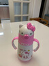 Hello Kitty 兒童帶水杯蓋保溫杯304不銹鋼小學(xué)生幼兒園女寶寶配公仔 1113-白色-300ml 曬單實(shí)拍圖