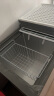 美的（Midea）271升 双温展示柜商用家用囤货冰柜 大容量冷藏冷冻冷柜 可移动双门玻璃卧式保鲜冰箱BCD-271VMQ  实拍图