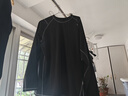 沃薩維（WOSAWE）秋冬季騎行服加絨保暖內(nèi)衣套裝排汗透氣彈力山地自行車貼身打底衫 黑灰色上衣（秋冬-抓絨款） 2XL （適合90-100公斤） 曬單實(shí)拍圖