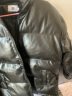哥诺顿（GENUODUN） 棉服男冬季新款皮质棉衣男港风宽松外套立领面包服青年棉袄潮流加厚PU夹克 黑色 3XL（161-180斤） 实拍图