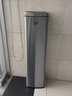 順南（SHUNNAN）不銹鋼煙灰桶商場(chǎng)室內電梯口酒店走廊煙灰柱吸煙區防指紋滅煙蒂柱 129D砂鋼銀 曬單實(shí)拍圖