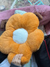 艾薇（AVIVI）花朵抱枕沙发靠垫床头靠枕汽车花瓣坐垫办公室腰靠屁垫太阳花橘 实拍图