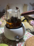 塔馳密司（touchmiss）高端茶具自動(dòng)煮茶器套裝玻璃煮茶壺茶水分離電陶爐家用蒸茶煮茶爐 樂(lè )雅茶壺+白陶瓷電陶爐 800ml 曬單實(shí)拍圖