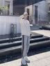 保菲羅亞增高鞋男士隱形內增高男鞋春夏季新款休閑運動(dòng)鞋男百搭厚底老爹鞋 純白增高8cm 41 曬單實(shí)拍圖