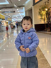 予彼兒童羽絨服女童1歲半一歲寶寶1加厚短款2中小童3男保暖棉衣4冬季 粉紅色棉服 90cm 曬單實(shí)拍圖