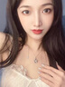 迪士尼（Disney）海洋之心項(xiàng)鏈女高級(jí)感輕奢小眾女生鎖骨鏈七夕禮物送女友送老婆 海洋之心-銀色 曬單實(shí)拍圖