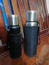 凌川全鋼保溫杯男女戶(hù)外車(chē)載保溫杯316不銹鋼大容量水杯 316黑色1000ml 曬單實(shí)拍圖