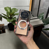迪伯詩【360°旋轉(zhuǎn)磁吸支架】適用榮耀magicv5手機殼新款殼膜一體MagicV5折疊屏高端透明全包防摔保護套 【暖白色-高清版】旋轉(zhuǎn)支架-鉸鏈保護-殼膜一體 榮耀Magic V5 曬單實拍圖