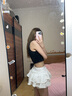 妙奕嘉半身裙女夏季新款短裙蛋糕裙白色小個子顯瘦高腰a字裙蓬蓬裙子 V型蝴蝶結(jié)腰頭蛋糕裙【白色】 S 【建議80-95斤】 曬單實拍圖