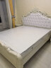 梦美斯宣 家具 欧式床 卧室板木美式双人床结婚床组合套装带软靠床1802 [白色]1.8米一床两柜+床垫 实拍图