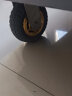 海斯迪克 高弹力脚轮 重型平板车手推车轮橡胶轮子 6寸单配 实拍图
