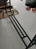 匠石坊衣帽架帶滾輪可移動(dòng)加粗落地鐵藝陽(yáng)臺臥室內置物晾掛衣架子 【經(jīng)典款】品質(zhì)黑 長(cháng)80寬50(25mm加粗鋼管) 曬單實(shí)拍圖