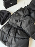 PRADA/普拉達【禮物】女士Re-Nylon再生尼龍羽絨服外套 黑色 36 曬單實(shí)拍圖