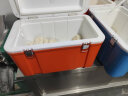 暖冰熊60L80L外卖送餐保温箱摆摊户外33L-45L食品级内胆塑料泡沫保鲜箱 33L黄 实拍图