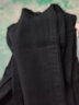 琳璽黑色高腰破洞牛仔褲女小腳褲2025夏季新款韓版修身顯瘦九分鉛筆褲 黑色長/褲 25 曬單實(shí)拍圖