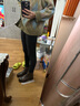 百思圖冬商場新款加絨美拉德羊皮靴粗跟女馬丁靴短靴G2176DD4 棕色 38 曬單實拍圖