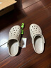 卡駱馳（crocs）男鞋女鞋25夏季新款涉水鞋防滑休閑拖鞋透氣洞洞鞋拖鞋沙灘鞋涼鞋 卵石色 42 -43 /M9W11/270mm 曬單實(shí)拍圖
