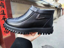 三利泰特大碼男鞋45雪地靴46冬季羊毛皮毛一體棉靴47短靴加絨保暖棉鞋48 5801黑色 46 曬單實(shí)拍圖