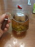 叁旬玻璃茶杯茶水分離杯子男士辦公室大容量帶蓋過(guò)濾泡茶水杯 遠(yuǎn)山(透明)玻璃茶杯【胡桃木】 曬單實(shí)拍圖