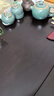 華廈弘泰 茶盤(pán)實(shí)木 茶盤(pán)黑檀木茶盤(pán)整塊實(shí)木原木平板家用茶海茶托茶具排水 80x40x 4.5人生隨緣 曬單實(shí)拍圖