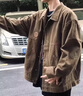 JASONWOOD高端品牌純棉夾克男春秋款工裝中年男士獵裝上衣秋裝外套男大碼 摩卡棕春秋款【現貨速達】 L 【推薦120-140斤】 曬單實(shí)拍圖