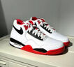 耐克（NIKE）官方艦店男鞋新款運(yùn)動(dòng)鞋AIR FLIGHT 89氣墊休閑鞋AJ4兄弟籃球鞋 白/黑/大學(xué)紅/AJ4兄弟款 41 曬單實(shí)拍圖