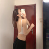 杰麗·莫克（Jerrie Mock）大露背內(nèi)衣女無鋼圈美背文胸薄款背心大胸顯小收副乳裹胸罩套裝 黑色單文胸 M【適合70E/75C/75D/80A/80B】 曬單實拍圖