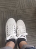 人本男鞋帆布鞋男鞋百搭小白鞋潮韓版學(xué)生運動(dòng)板鞋平底透氣休閑鞋 白色 40 男款 曬單實(shí)拍圖