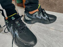特步跑步鞋男鞋2022年秋冬季新款動(dòng)力巢減震運動(dòng)鞋26代烽火鞋跑鞋 黑/藍綠色 40 曬單實(shí)拍圖