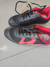 雙星八特青少年兒童男女帆布足球鞋小碎釘防滑耐磨小釘足球鞋人工草足球鞋 黑紅亮劍-2 34 曬單實(shí)拍圖