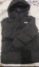 左西女童羽絨服2025新款冬季保暖兒童三防抗菌白鴨絨連帽面包服冬 黑色【高充絨抗菌絨】 140 【充絨量：140g】 曬單實(shí)拍圖