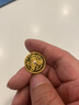 中國黃金AU99999虎年賀歲金錢（2022年）七夕情人節(jié)禮物 5g 曬單實(shí)拍圖