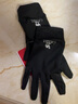 駱駝（CAMEL）駱駝?dòng)|屏手套男女運動(dòng)秋冬天薄款騎行防寒加絨保暖手套 【薄絨內里】墨黑，A1W3GZ103 XL 曬單實(shí)拍圖