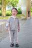 mlgt kids童裝女童套裝春秋季新款兒童衛(wèi)衣女寶寶秋裝運(yùn)動兩件套秋冬 灰色 110 cm 曬單實(shí)拍圖