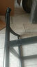 華萊德鐵藝牛角椅批發(fā)奶茶小吃快餐店椅子咖啡西餐廳網(wǎng)紅餐椅靠背凳子 碳素鋼黑 默認1 曬單實(shí)拍圖