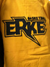 鴻星爾克（ERKE）羽絨服男士秋冬新款舒適潮流棒球服防風(fēng)保暖運動(dòng)健身羽絨夾克外套 鎘黃色 L(體重120-135斤) 曬單實(shí)拍圖